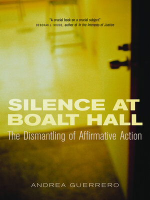 cover image of Silence at Boalt Hall